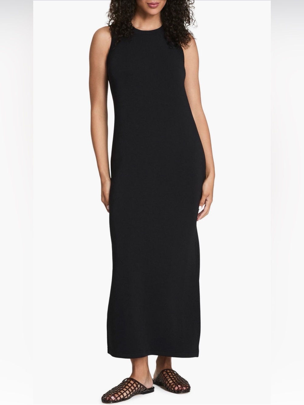 SPANX AirEssentials Maxi Tank Dress | Very Black | XS - NWOT